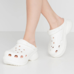 Crocs Platform Bae White