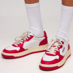 Autry Medalist Low Sneakers White Red